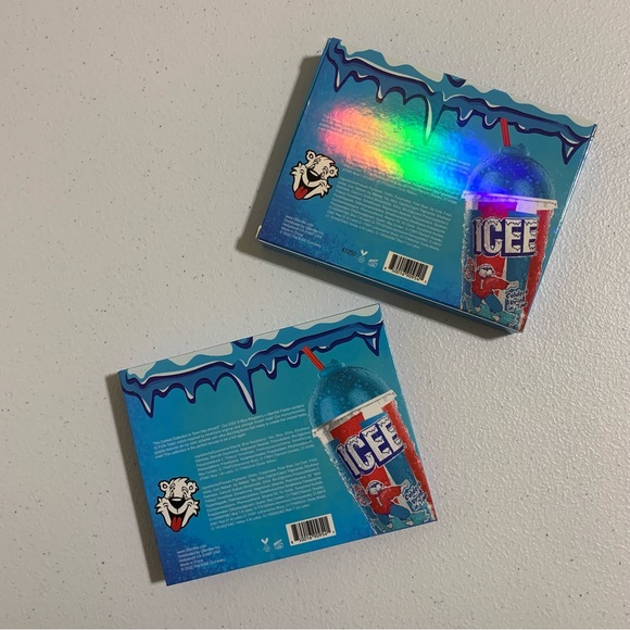 ICEE x Glamlite Blue Raspberry Eyeshadow Palette-NIB - Picture 6 of 6